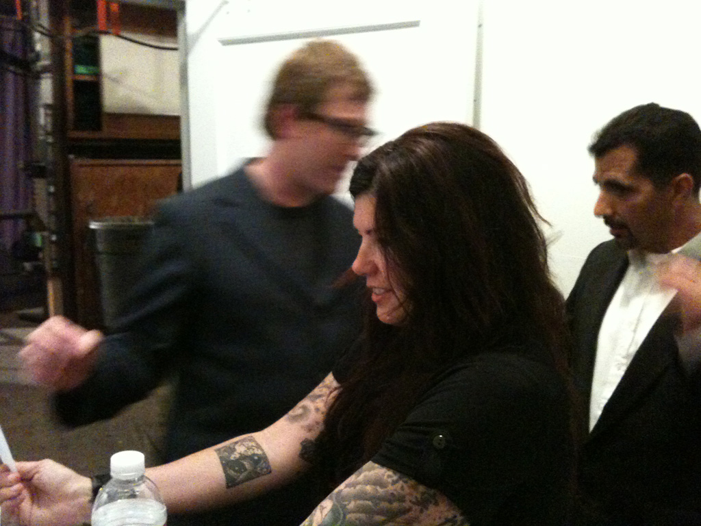 Cat Mihos - backstage